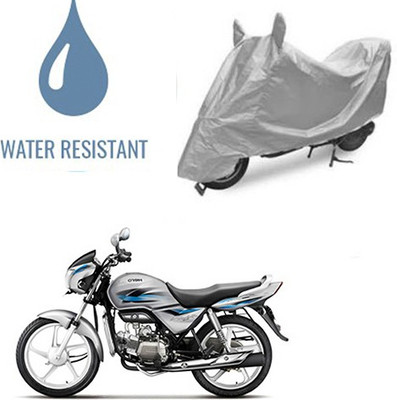 RPSENTTERPR Waterproof Two Wheeler Cover for Hero(Splendor Pro, Silver)