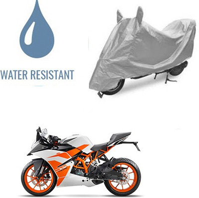 Atulit enterprises Waterproof Two Wheeler Cover for KTM(Duke 200, Silver)