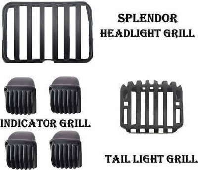 Santech Front, Side, Rear NA Indicator Light for Hero Splendor Plus(Black)
