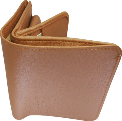 ShopMore Men Casual Tan Artificial Leather Card Holder(8 Card Slots)