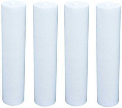 Shree Shyam RO UV UF Mineral Water Purifiers Filter Service 10” Pleated Filter Cartridge Solid Filter Cartridge Solid Filter Cartridge(0.9, Pack of 4)