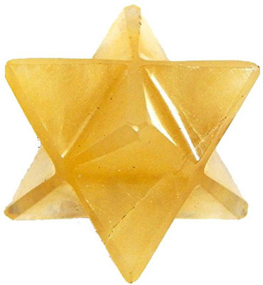 Urancia Yellow Aventurine Merkaba star 1Pcs Crystal Yantra(Pack of 1)