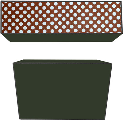 AAVYA UNIQUE FASHION Air Conditioner  Cover(Width: 114.3 cm, Brown,White)