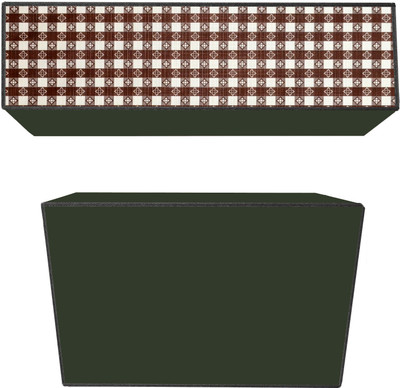 AAVYA UNIQUE FASHION Air Conditioner  Cover(Width: 114.3 cm, Brown,White)