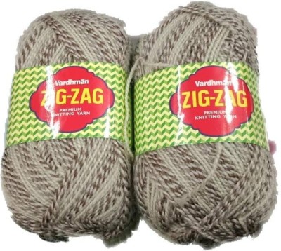 Vardhman Wool Zig ZAG Wool Hand Knitting Crochet Soft Fingering 400gm