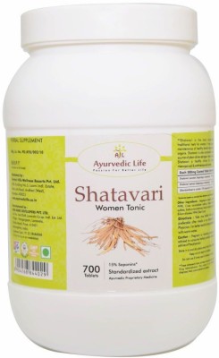 Ayurvedic Life Shatavari 700 Tablets Pack of 2(Pack of 2)