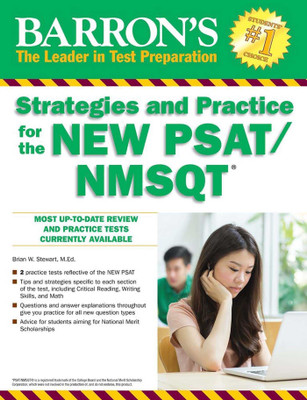Barron's Strategies and Practice for the NEW PSAT/NMSQT(English, Paperback, Stewart Brian W. M.Ed.)