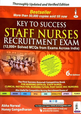 Key to Success Staff Nurses Recruitment Exam(English, Paperback, Narwal Abha)