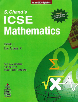 S.Chand's Icse Mathematics Book II for Class X (S. Chand's Icse Mathematics (for Classes Ix & X))(English, Paperback, unknown)