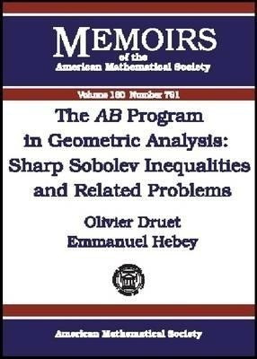 The AB Program in Geometric Analysis(English, Paperback, unknown)
