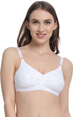V Star ZIA Women Full Coverage Non Padded Bra(White)