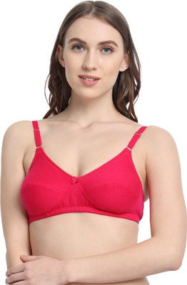 V Star Women Full Coverage Non Padded Bra(Red)