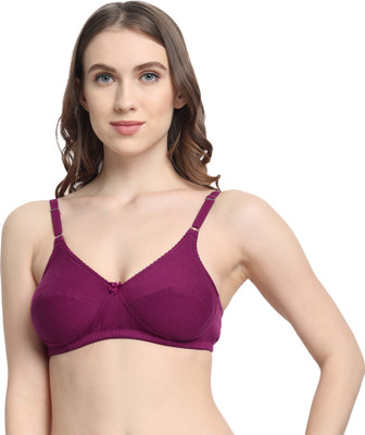 V Star Women Full Coverage Non Padded Bra(Maroon)