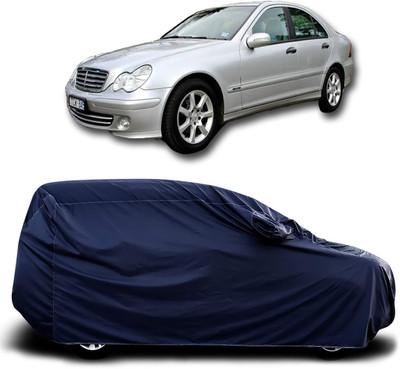 KUSHWAHA Car Cover For Mercedes Benz C220 (With Mirror Pockets)(Blue)