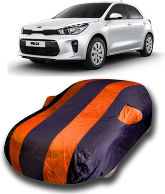 KUSHWAHA Car Cover For Kia Rio (With Mirror Pockets)(Multicolor)