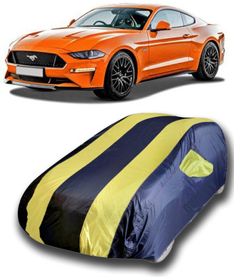 KASHYAP ENTERPRISE Car Cover For Ford Mustang Facelift (With Mirror Pockets)(Yellow)