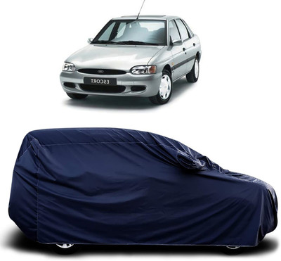 KASHYAP ENTERPRISE Car Cover For Ford Escort (With Mirror Pockets)(Blue)