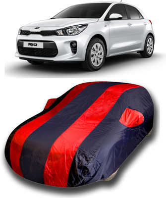 KUSHWAHA Car Cover For Kia Rio (With Mirror Pockets)(Multicolor)