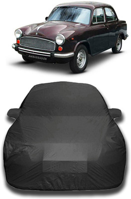 KASHYAP ENTERPRISE Car Cover For HM Ambassador (With Mirror Pockets)(Grey)