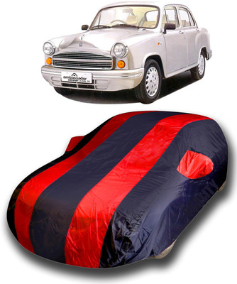 KASHYAP FASHION WORLD Car Cover For HM Ambassador MPFi (With Mirror Pockets)(Multicolor)
