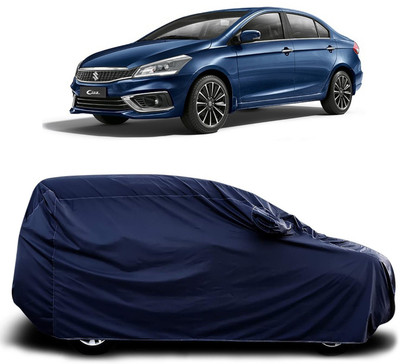 KUSHWAHA Car Cover For Maruti Suzuki Ciaz (With Mirror Pockets)(Blue)