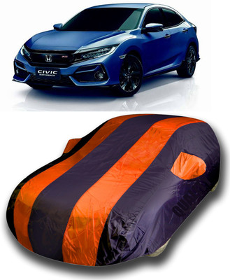 SanginiSang Car Cover For Honda Civic Facelift (With Mirror Pockets)(Multicolor)