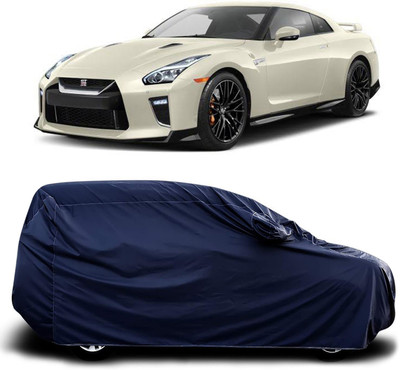 KASHYAP FASHION WORLD Car Cover For Nissan GT-R (With Mirror Pockets)(Blue)