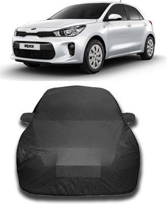 siddharth fashion Car Cover For Kia Rio (With Mirror Pockets)(Multicolor)