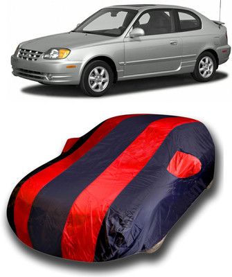 SanginiSang Car Cover For Hyundai Accent (With Mirror Pockets)(Multicolor)