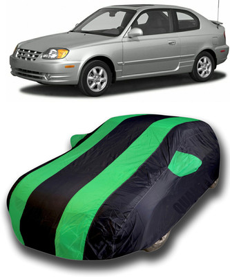 SanginiSang Car Cover For Hyundai Accent (With Mirror Pockets)(Multicolor)
