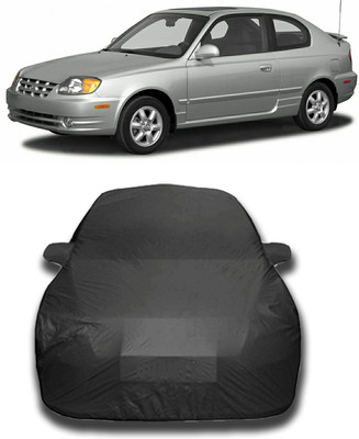 KUSHWAHA Car Cover For Hyundai Accent (With Mirror Pockets)(Grey)