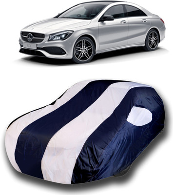 siddharth fashion Car Cover For Mercedes Benz CLA (With Mirror Pockets)(Blue)