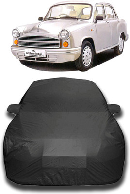 THE REAL ARV Car Cover For HM Ambassador MPFi (With Mirror Pockets)(Multicolor)