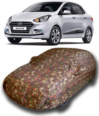 KASHYAP ENTERPRISE Car Cover For Hyundai Xcent (With Mirror Pockets)(Multicolor)