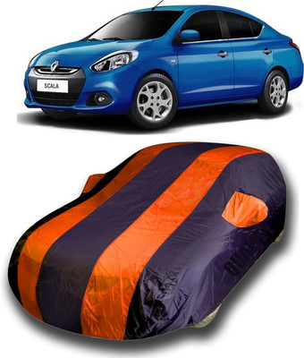 SanginiSang Car Cover For Renault Scala (With Mirror Pockets)(Multicolor)