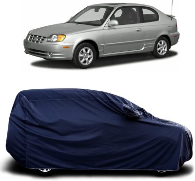 SanginiSang Car Cover For Hyundai Accent (With Mirror Pockets)(Multicolor)