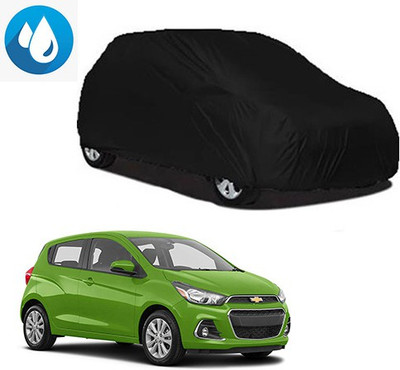 Motoren Car Cover For Chevrolet Spark (With Mirror Pockets)(Black, For 2018 Models)