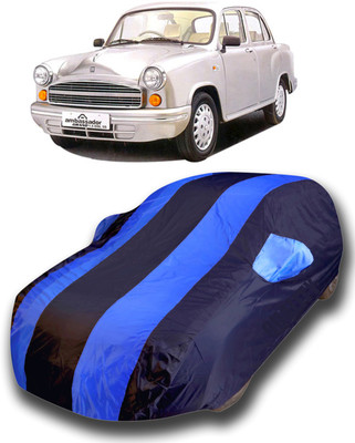 KASHYAP FASHION WORLD Car Cover For HM Ambassador MPFi (With Mirror Pockets)(Multicolor)