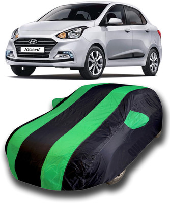 SanginiSang Car Cover For Hyundai Xcent (With Mirror Pockets)(Multicolor)