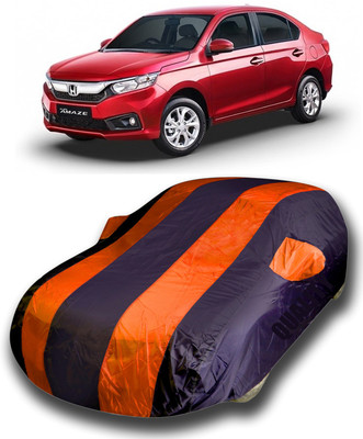 KUSHWAHA Car Cover For Honda Amaze (With Mirror Pockets)(Multicolor)
