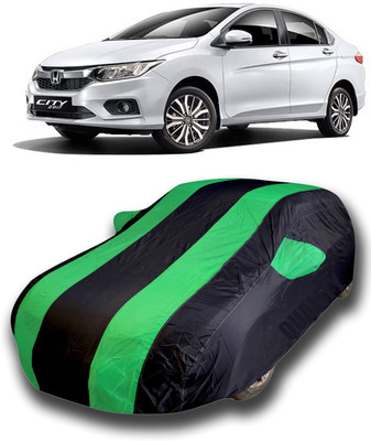 siddharth fashion Car Cover For Honda City ZX (With Mirror Pockets)(Multicolor)