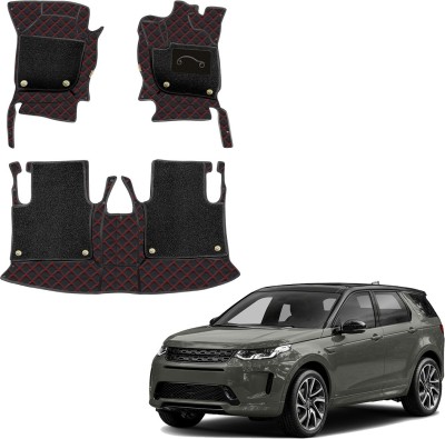 AutoFurnish Leatherite 7D Mat For  Land Rover Discovery Sport R-Dynamic (7 Seater)(Black, Red)