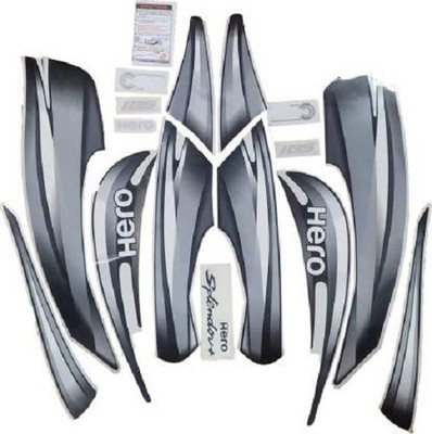 BR BULL Sticker & Decal for Bike(Silver)