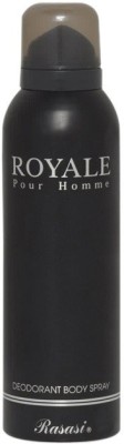 RASASI Royale Deodorant Spray  -  For Men & Women(200 ml)