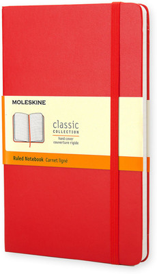 10% OFF on Moleskine Classic Hard Cover A5 Notebook Ruled 240 Pages(Red) 10% OFF on Moleskine Classic Hard Cover A5 Notebook Ruled 240 Pages(Red)