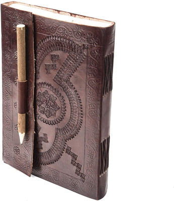 RSN Personal organizer A5 Notebook Unruled 100 Pages(Brown)
