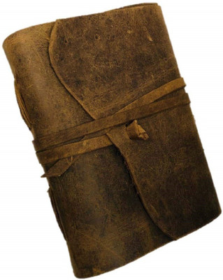 RSN Handmade A5 Diary Unruled 100 Pages(Brown)