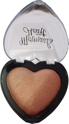 tanvi27 Highly Pigmented 3 Color Heart Eyeshadow And Highlighter 9 g(MULTI COLOR)