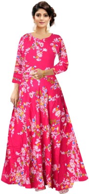 MUDRIKA Anarkali Gown(Pink)