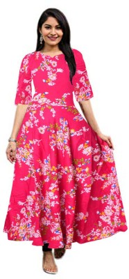 MUDRIKA Anarkali Gown(Pink)